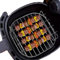 Square Air Fryer Skewer Grill Rack with 4 Metal Kebab Vegetable Skewers 17cm x 17cm x 7cm