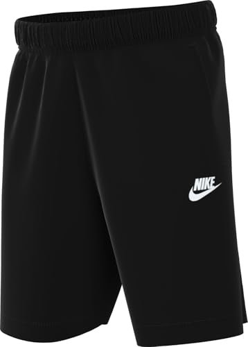 Nike Unisex Kinder Club Knit Lbr Shorts, Black/White, M EU