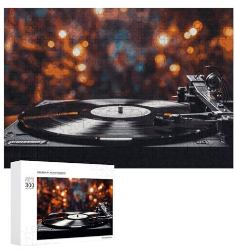 Puzzle 300 pezzi foto personalizzate puzzle con custodia album musicale puzzle cornice puzzle impegnativo puzzle uomo donna decorazione casa puzzle in legno per la famiglia