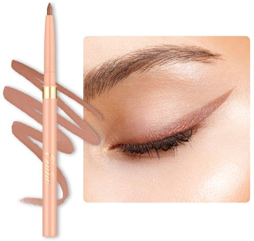 OULAC Nude Eye Liner & Lipliner Stift 2 IN 1, Wischfester, Waterproof Schwenkbarer Kajalstifte, Langanhaltender Matte Finish, Schnelltrocknung, Hochpigmentierter, Vegan (L02) Tempting Taupe
