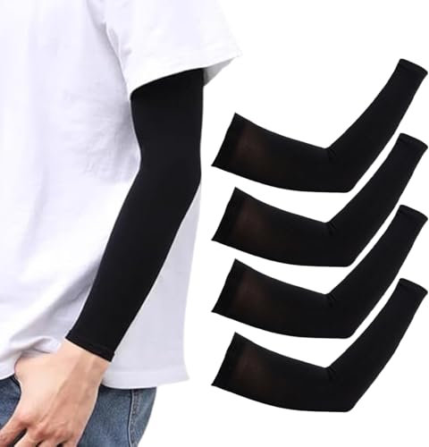MEXRUMI 2 Pares De Calentadores De Brazos, Calentadores De Brazos, Juegos, Calentadores De Brazos Verano, Calentadores De Brazos Ciclismo Hombres, Calentadores De Brazos Juegos, Protección De Brazos V