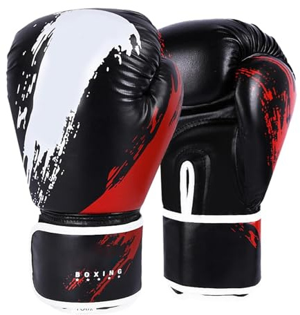 Boxhandschuhe – PU-Leder, atmungsaktiv, unisex, Sparring-Boxhandschuhe, MMA-Handschuhe für Herren, Profi-Training, Sparring, MMA, Kickboxen, Erwachsene, schwere Boxsack-Handschuhe für Damen und Herren