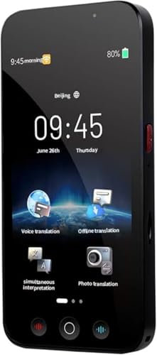 Duckdik Neuer Sprachübersetzer 2024, Sofortiger Sprachübersetzer, Simultanübersetzer, Kein WLAN erforderlich, Zwei-Wege-Offline-Übersetzung in 18 Sprachen (Deutsch offline) 142 online (Nebraska)