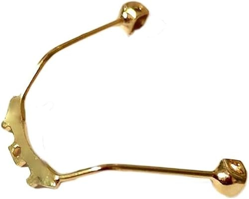 Brillen-Nasenpads, Brillenzubehör, Ersatz-Nasenpadhalter aus Metall, Nasensteg, Metall-Steck-Nasensteg for Brillen, Brillengestell, Einschraub-Nasenpadarm, Ersatz-Brillenreparaturset, Gold