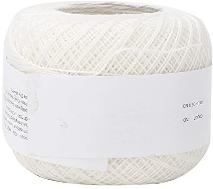 Lace Cotton Yarn, Lace Yarn, Multicolor Fine Thread Crochet Cotton Thread, Hand Embroidery, Colorful Pearl (#1)