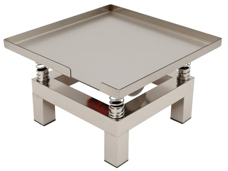 50 W skakbord i betong, 3 000–3 600 varv/min bänkskiva, skakbord, belastning 10 kg betong, vibrationsteststativ, vibrationsplattform av rostfritt stål, för formvibrationsformer och formfyllning