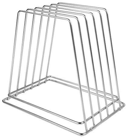 Thirteen Chefs Professional Kitchen Cutting Board Organizer, 1 Slot Stainless Steel Rack Fits Baking Sheets and Pans, NSF Approved for Commercial Restaurants