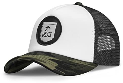 Oblack Cap Herren Classic Army Cap Damen Schwarz Baseball Cap Trucker Cap Herren Militär Snapback Cap Basecap Herren Tarnung Kappe Damen Mütze für Damen Männer Hut - Baseball Cap