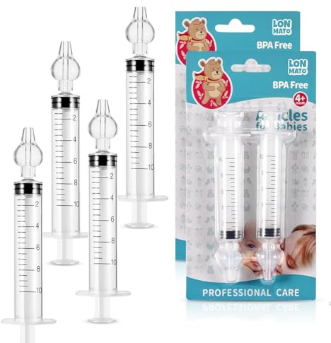 T-Tex Srl Set Irrigatore Nasale Bambini - 2 Siringhe + 2 Ugelli x Lavaggio Naso