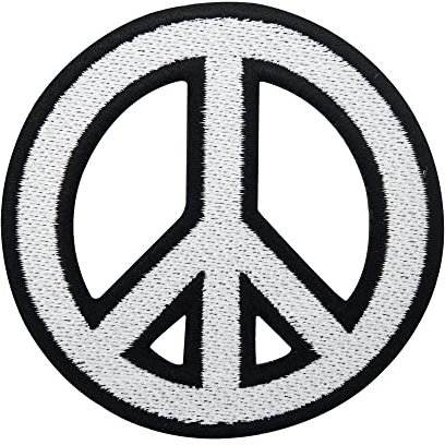 Finally Home Peace Tecken Patch att stryka på | Hippie-tecken lappar, fred strykbild, Make Love not War strykning, patch