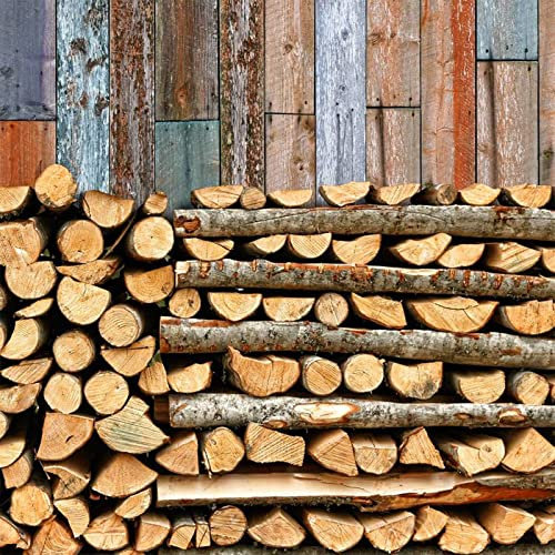 LOERSS Natürliches, im Ofen getrocknetes Brennholz, BBQ-Kochholz, 100% natürliches Holz, für Camping, Öfen, Feuerstelle,20cm-10lb