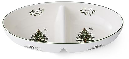 Spode Christmas Tree Divided Server - Large Single