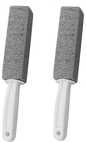 Toilet Pumice Stone - 2Pcs Pumice Stone for Toilet - Toilet Limescale Remover for Kitchen,Bath,Pool,Household Cleaning | Foot Scrub for Hard Skin Remover