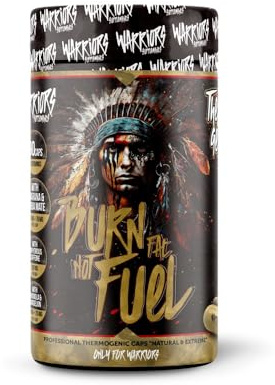 Warrior | BURN FAT NOT FUEL 90 CAPS | THERMOGENIC | Potente para Adelgazar, Acelerador metabolismo, ingredientes naturales termogénicos | Saciante del Apetito | Se luchador con Warrior