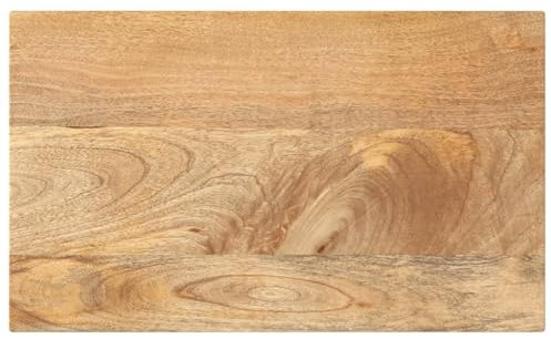 vidaXL Tischplatte, Holzplatte für Esstisch Couchtisch, Massivholzplatte Rustikales Design, Ersatztischplatte, 60x30x2,5cm Rechteckig Massivholz Mango