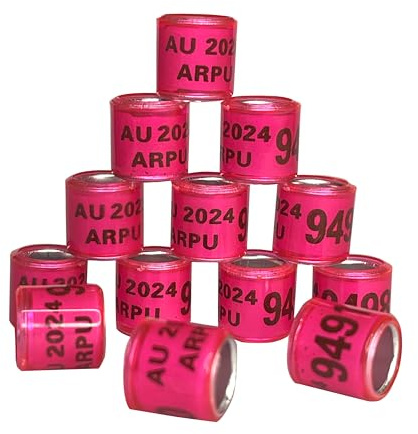 WWLYJQI Custom-Made 100Pcs Multicolor Aluminium Pigeon Leg Rings 8mm - Dove Identify Bands with AU Training Foot Ring and Word Earring - Quality Durable Bird Health Supply