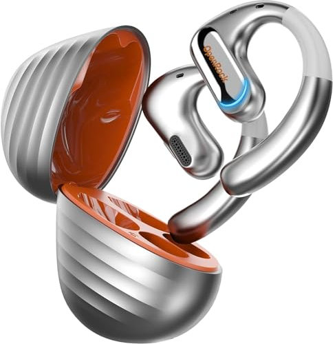 OpenRock Pro Open-Ear Bluetooth 5.2 Kopfhörer, Air Conduction Kabellose Kopfhörer mit bügel 46-Std-Spielzeit,Tiefer Bass,ENC Call Noise Cancelling,IPX5 Wasserdicht,für Sport,Laufen