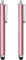 2 penne per smartphone rosa con punta in silicone per dispositivi touch screen, compatibili con tablet, telefoni cellulari, laptop, iPad, iPhone, Android, Kindle Fire