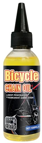 KOAHDE Fahrradkettenschmiermittel,Kfz-Kettenschmiermittel,Bike Kettenöl Wet Lube,Fahrrad Haftschmierstoff ohne Kupfer,Kettenöl Fahrrad,Universal Ketten Öl für Ebike,1PC