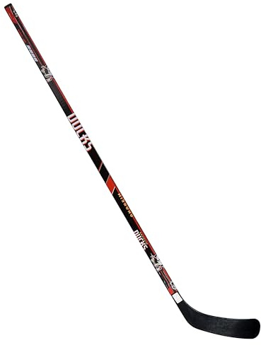 Franklin Sports NHL Anaheim Ducks Street Hockey Stick - 48 Junior Right Handed Hockey Stick - NHL Team Jr. Street Hockey Sticks - Fused Wood Hockey Stick for Street + Roller Hockey - Righty