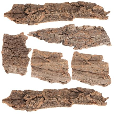 DRESSOOS 6stücke Terrarium Dekoration Für Reptilien Natürliche Rinde Für Terrarien Aquarien Und Schildkrötenbecken Für Lebensraumgestaltung Und Verstecke