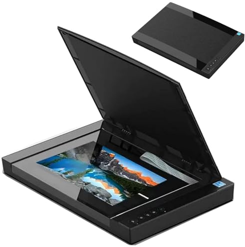 Scanner À Plat Grand Format A3, Scanner De Documents Et D'albums Photos, Résolution Jusqu'à 2400*2400 Ppp, Sans Cadre Et Numérisation Automatique, Convertit Les Images JPG En Documents Modifiables, So
