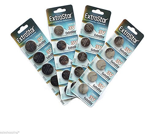 100 BATTERIE A BOTTONE CR2032 LITIO 3 V PILE CR 2032