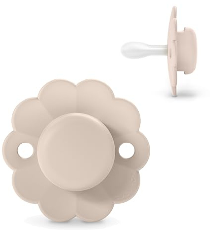 Suavinex, Chupete Wonder para Bebés 0/6 Meses, Chupete Redondo con Tetina Fisiológica de Silicona SX Pro, Tetina Simétrica, Plana, Flexible, Respeta el Desarrollo Bucodental, Apto Recién Nacido, Mauve
