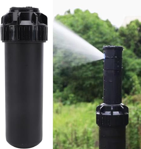 Testa Dell'irrigatore a Rotore, G3/4 Filettatura Femmina Regolabile 40-360 Gradi Cerchio Pop-up di Irrigazione con Spruzzatore per Prato Interrato Lunga Distanza di Spruzzo