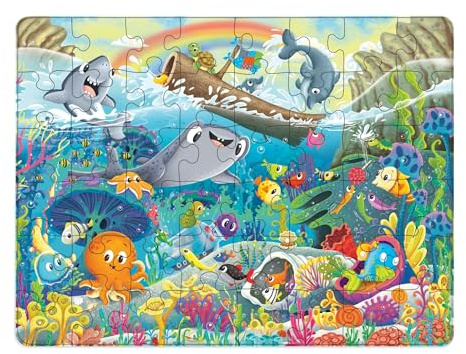 Ravensburger - Barnpussel - 30-48 bitars rampussel - Havens vänner - Flicka eller pojke från 4 år - Pussel av hög kvalitet - Tjock och hållbar kartong - 12004156