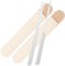 WRITWAA 1set Korean Foundation Spatula Mixing Tool for Makeup Application Blending Rods for Nail Polish Face and Eyelash Glue Practical Cosmetic Mixer Handle
