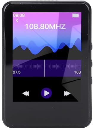 Lettore MP3 MP4 con Bluetooth, Lettore di Musica Touch Screen HD da 2,4 Pollici con Radio FM, Video della Fotocamera, Altoparlante HD, Libro E, Calcolatrice, Slot per Schede