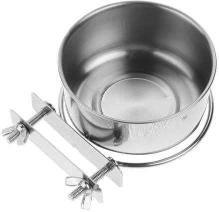 NUOBESTY Ciotola per Acqua Cani da Parete Sospesa Piccola per Cuccioli Animali Domestici Facile Montaggio Design Ergonomico