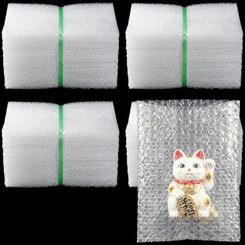 100 Pièces Pochette Bulle 15x20 cm - Sachet de Protection Transparent à Double Paroi - Enveloppe Bulle Résistante pour Déménagement, Expédition et Emballage Vaisselle, Papier bulles