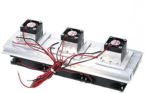 SEAFRONT Système de Refroidissement à Air Thermoélectrique 180 W, Métal, Réfrigération Trinucléaire Peltier, Puissance 126 W, Idéal pour les Petits Espaces comme les Lits pour Animaux de Compagnie