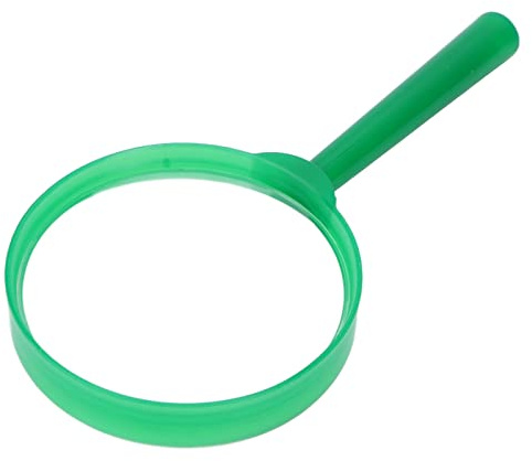 Sorandy Bärbar Mini Handhållen Förstoringsglas för Studenter Barn Som Läser Förstoringslupp, Lämplig för Smyckestillverkare, Konstentusiaster, ABS Akrylmaterial (Grön)