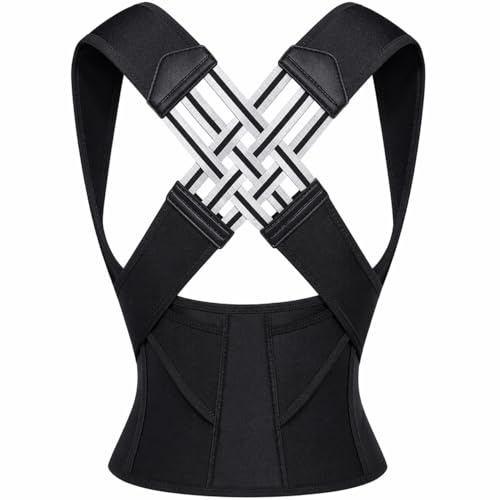 hållningskorrigering V2 Pro™ rygghållare rak hållare ryggbandage stabilisator, färg: XXL (höjd ca 175–190 cm)