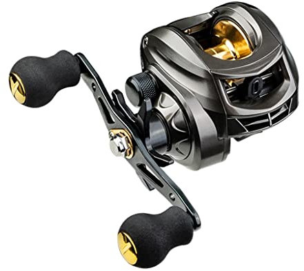 Colcolo 7.2: 1 Baitcasting Rolle Niedrig Profil Baitcaster Fishing Rolle, Compact 17,63 LB, 12 + 1 Abgeschirmte Kugellager Magnetische Bremsanlage, Linke Hand