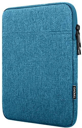 TiMOVO 9-11 Zoll Tablet Tasche für iPad 11 Zoll A16 2025, iPad 10. Gen. 10.9/10.2, Galaxy Tab A9 Plus 11, Schutztasche für Smart Keyboard, Pfau Blau