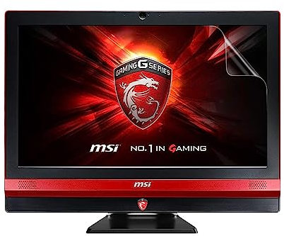 Celicious Vivid Invisible Glossy HD Screen Protector Film Compatible with MSI Gaming 24GE 2QE [Pack of 2]