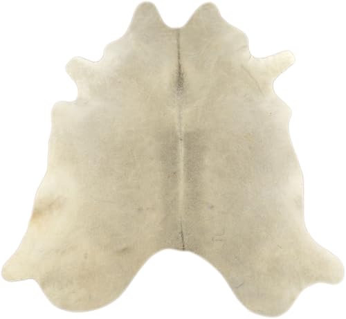 Kuhfelle Online & Nomad KUHFELL RINDERFELL HELL GRAU Natur 200 x 190 cm STIER Fell Teppich