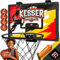 KESSER® Mini-Basketballkorb fürs Zimmer & Büro | Tür-Basketballkorb Indoor & Outdoor | Basketball-Board für Kinder-Zimmer & Wandmontage | Basketballbrett inkl. Ballnetz Pumpe & Ball | Deutschland