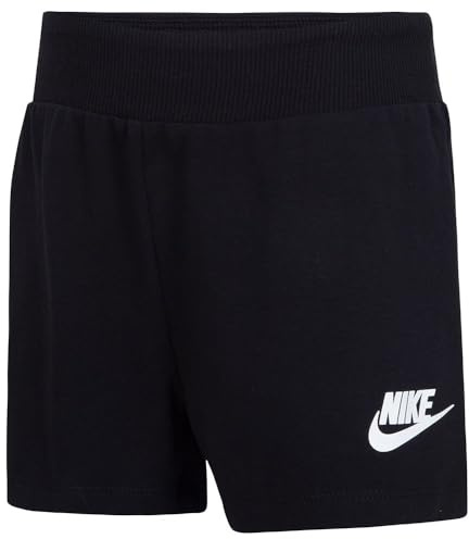 Nike Pantalones Cortos para niñas y niñas, Negro, 4 años