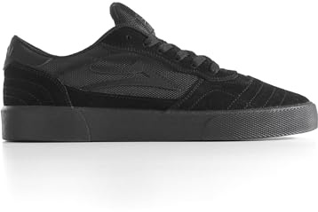 Lakai Scarpe da skateboard basse Cambridge da uomo, Nero/Camoscio Nero, 41.5 EU