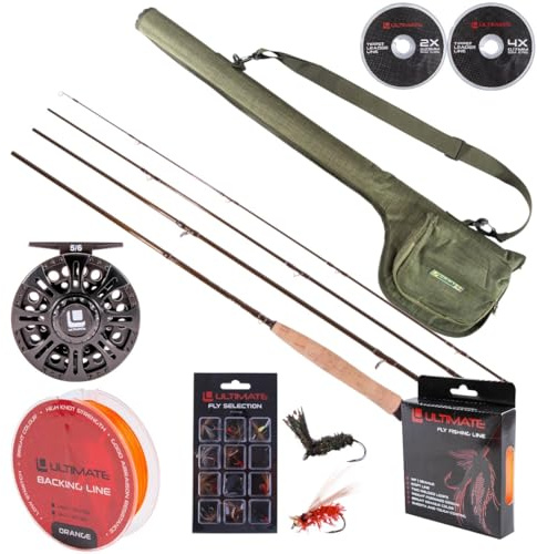 Set Per La Pesca A Mosca Ultimate Drifter Fly Combo - Kit Per Pesca A Mosca