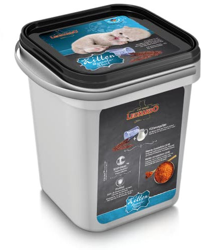 Leonardo Granulat Start Kittenfutter ab 4 Wochen, 5 kg, Aufzuchtfutter Kitten mit Bierhefe, perfekt für Kitten zur Entwöhnung von Muttermilch, verrührbar