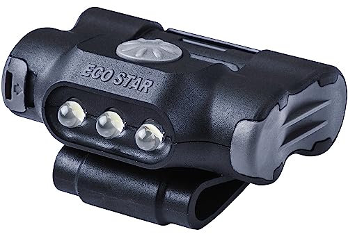 NEXTROCH UL10UV - Universale LED- Lampe - Cliplampe Weißlicht UV Licht 365nm zur Dokumentenkontrolle für Kappen, Molle, Rucksäcke, Koppel, Gürtel, 48 Lumen Weißlicht mit 2 AAA Batterien