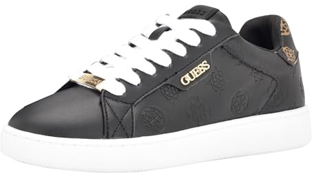 Guess, Sandalo Avin da donna con zeppa, nero, 38 EU