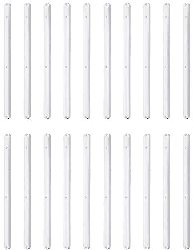 BBTISG 10 Paia Di Guide Per Cassetti In Plastica, 235mm Bianco Guide Per Cassetti In Plastica Con Cassetti Scanalati Per Cucina, Camera Da Letto