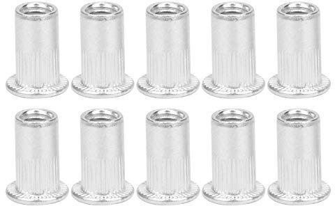 100 Pièces Rivet Aveugle, Inserts D'écrou en Aluminium M5 écrous Aveugles M5 écrous Filetés